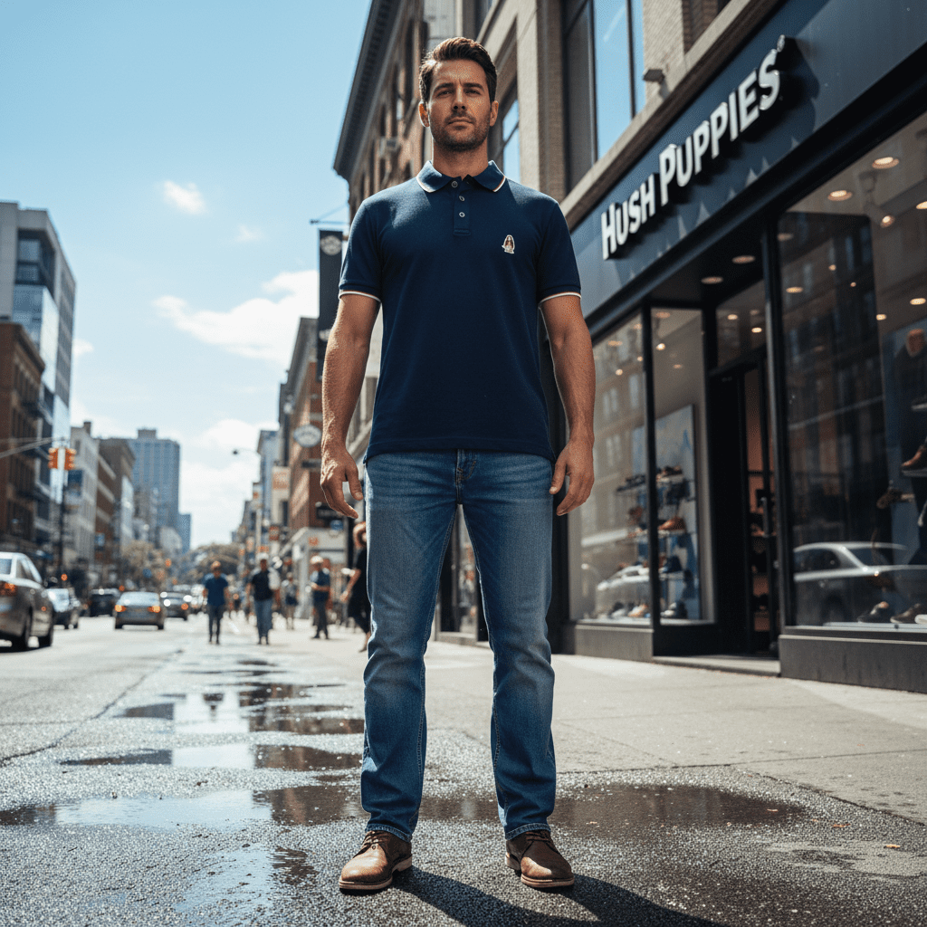 Hush Puppies short-sleeved T-Shirt (Polo) - Image 4