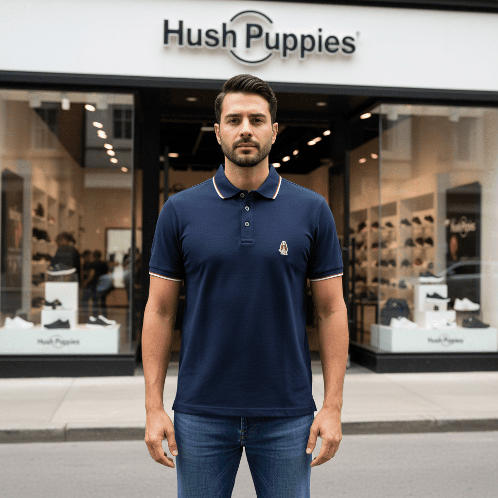 Hush Puppies short-sleeved T-Shirt (Polo) - Image 3