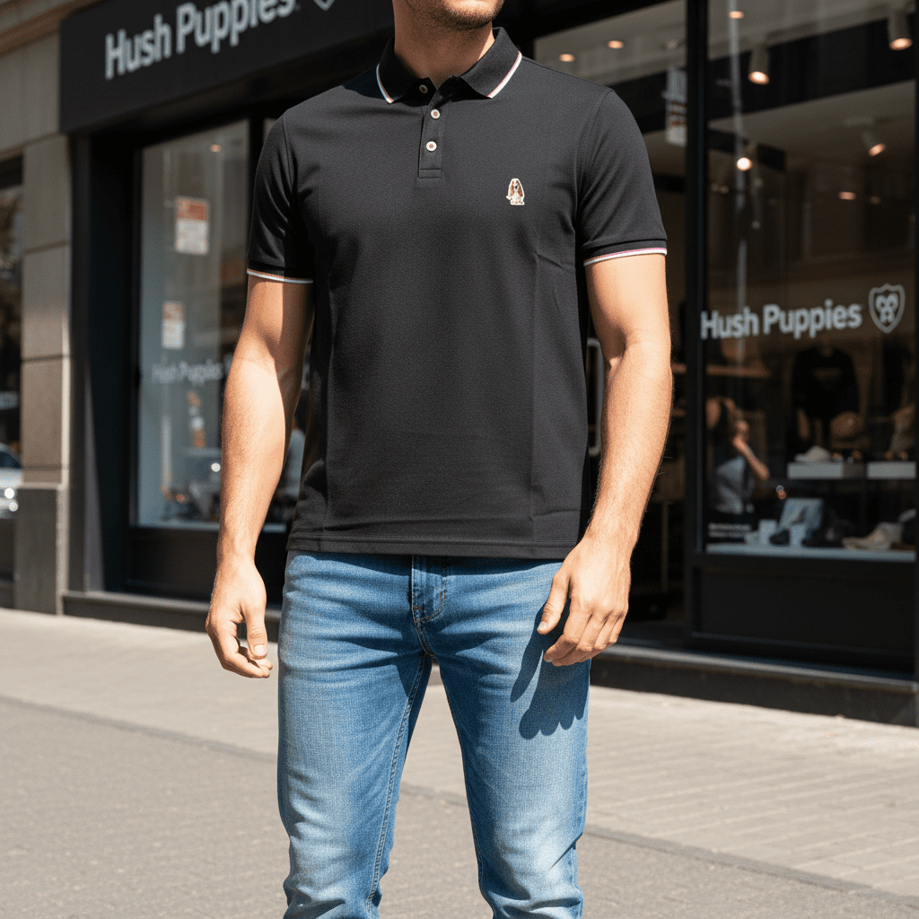 Hush Puppies short-sleeved T-Shirt (Polo) - Image 2