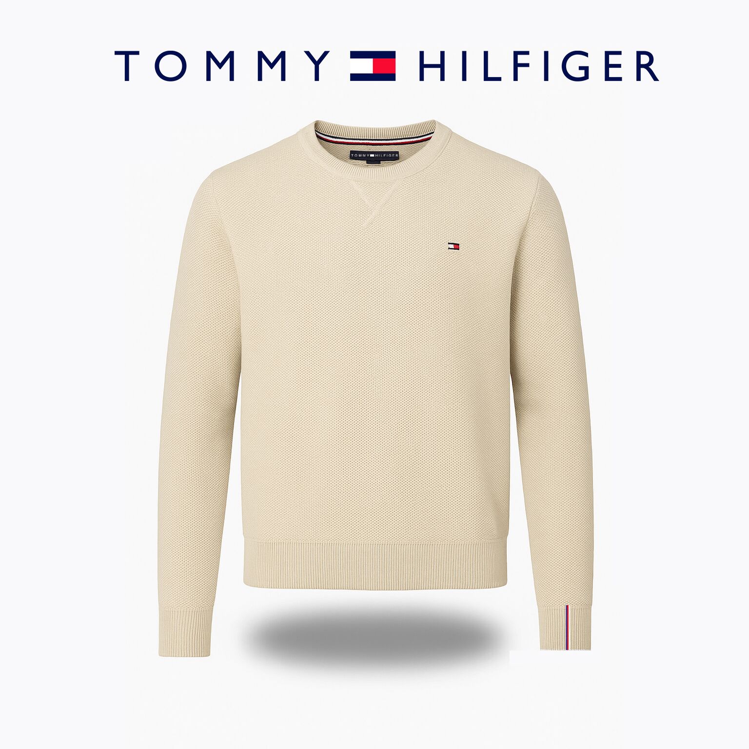 Tommy Hilfiger Men’s Crewneck Sweater Men Outfit